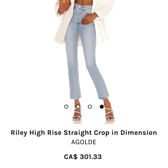 Agolde Riley jeans - Picture 1 of 3
